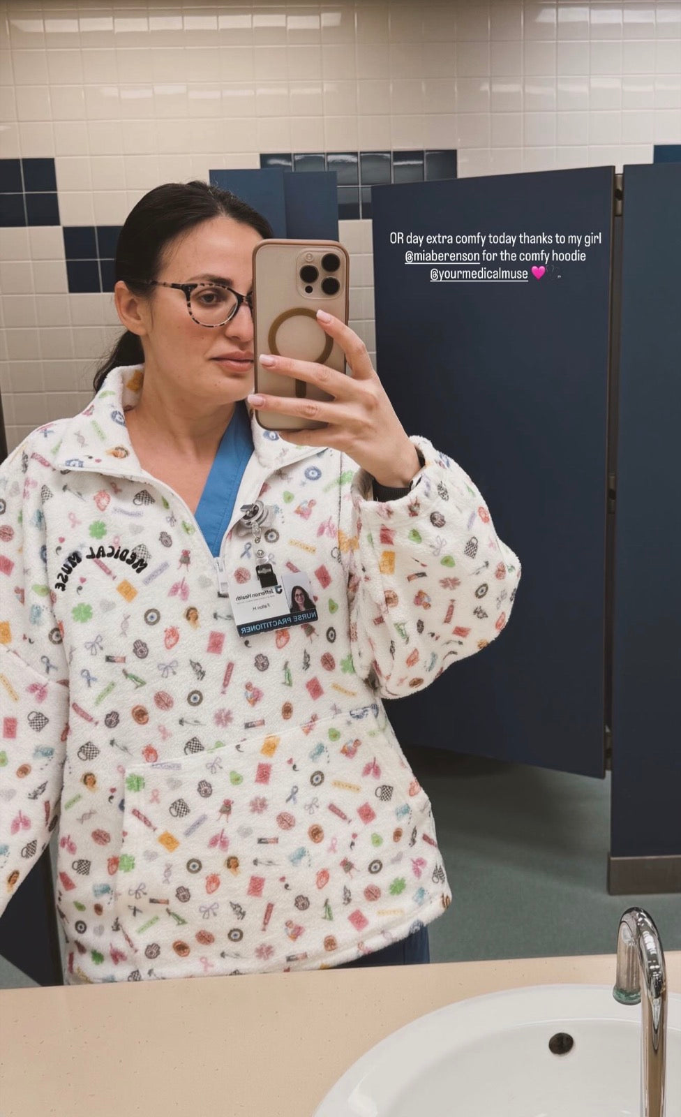 Medical Muse fleece in the OR