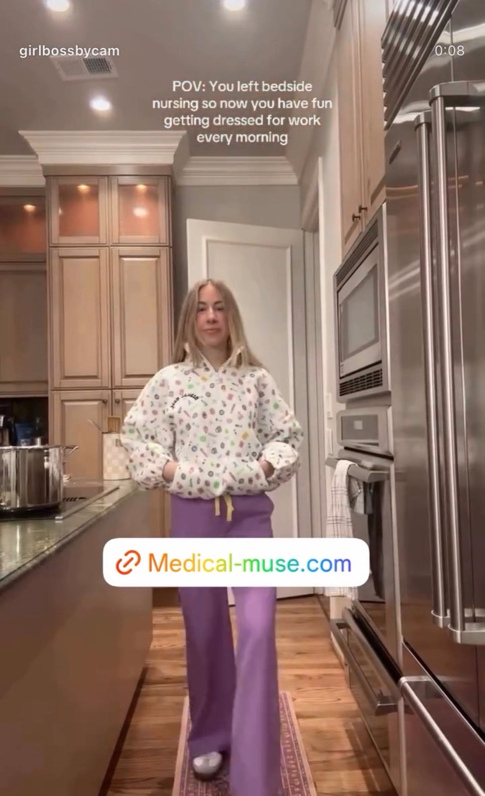 Medical Muse fleece nursing style photo